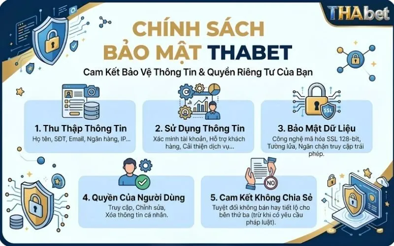 Biện pháp bảo vệ và lưu trữ thông tin tại THABET