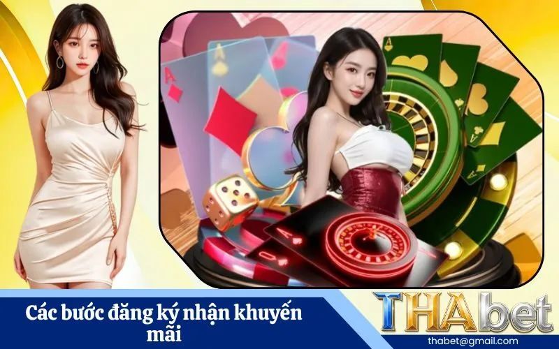 Các bước đăng ký nhận khuyến mãi
