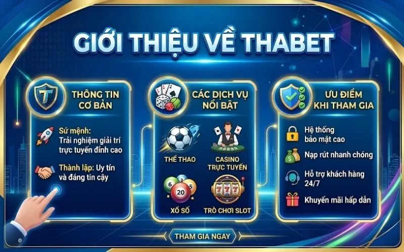 ưu điểm vượt trội làm nên tên tuổi THABET